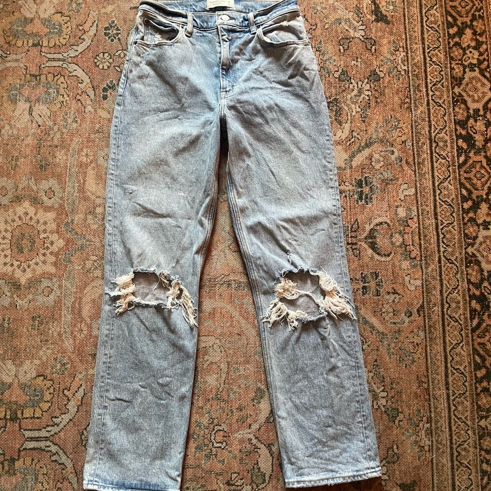 Abercrombie & Fitch 90s Straight Ultra High Rise